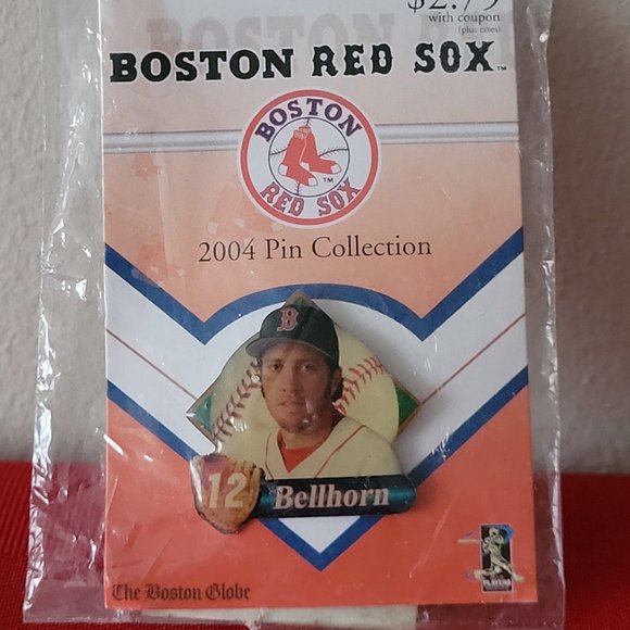 2004 BOSTON RED SOX, BELLHORN COLLECTOR PIN, MINT! - Picture 1 of 2